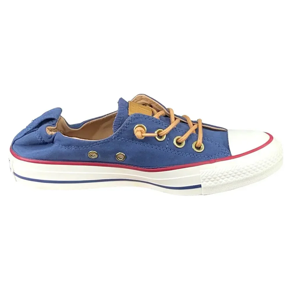 Converse Women's Shoreline Blue White Slip On Sneaker Size US 6 - Picture 4 of 9
